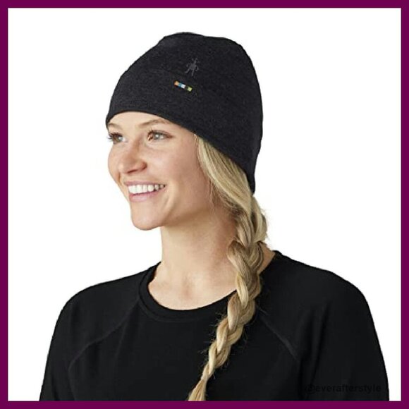 Thermal Merino Reversible Cuffed Beanie Classic Minimal Winter Warm Hat main image 5